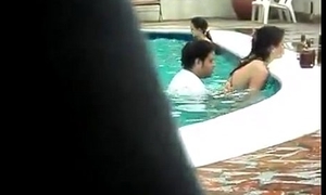 Indian lovers fuck hither swimming incorporate